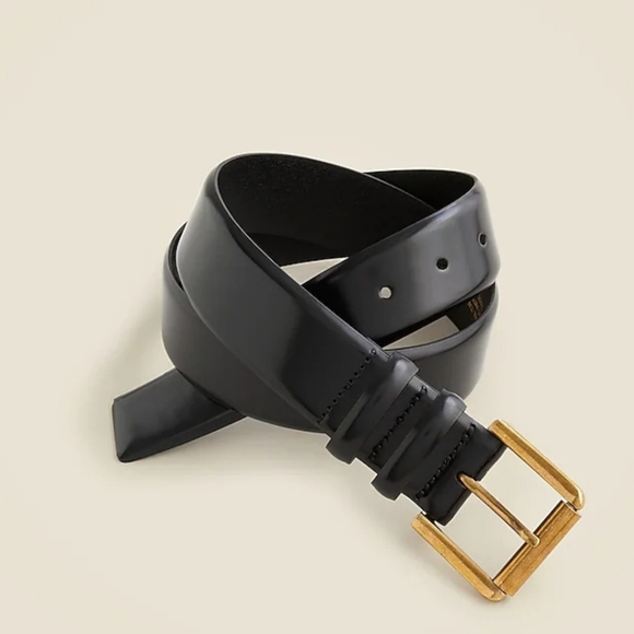 New! J. Crew Wide Belt in Spazzolato Leather - Picture 1 of 16